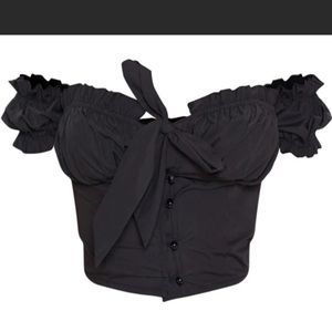 Pretty Little Thing Off-Shoulder top